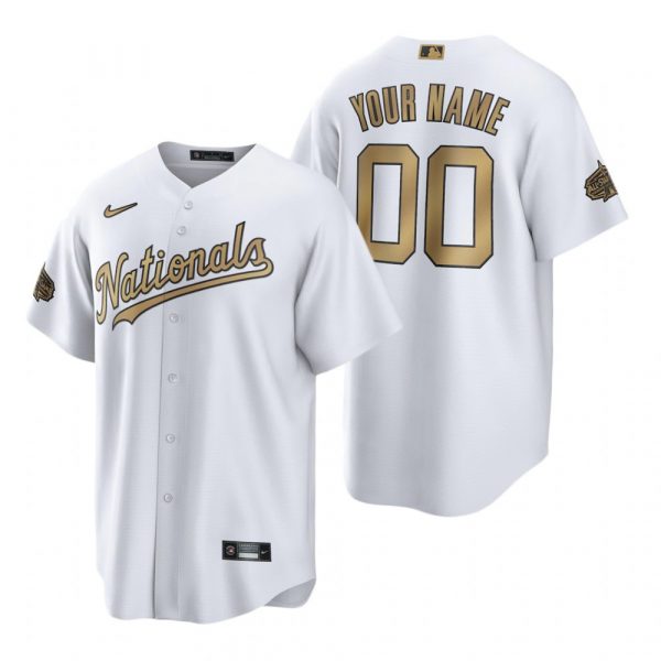 Personalized Men’s Cool Base Washington Nationals 2022 MLB All-Star Game White Stitched Jersey