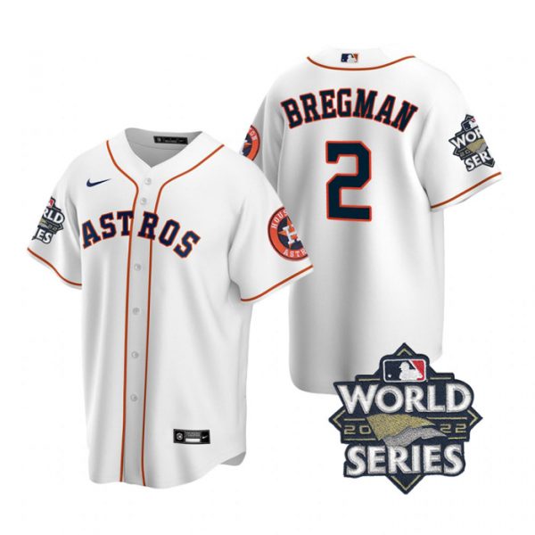 Personalized Youth Houston Astros Alex Bregman 2022 World Series White Home Stitched Jersey
