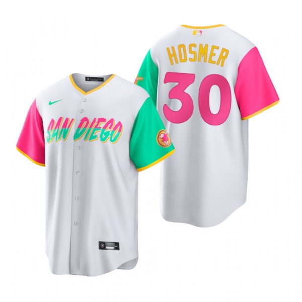 Personalized Youth San Diego Padres Eric Hosmer White City Connect Stitched Jersey