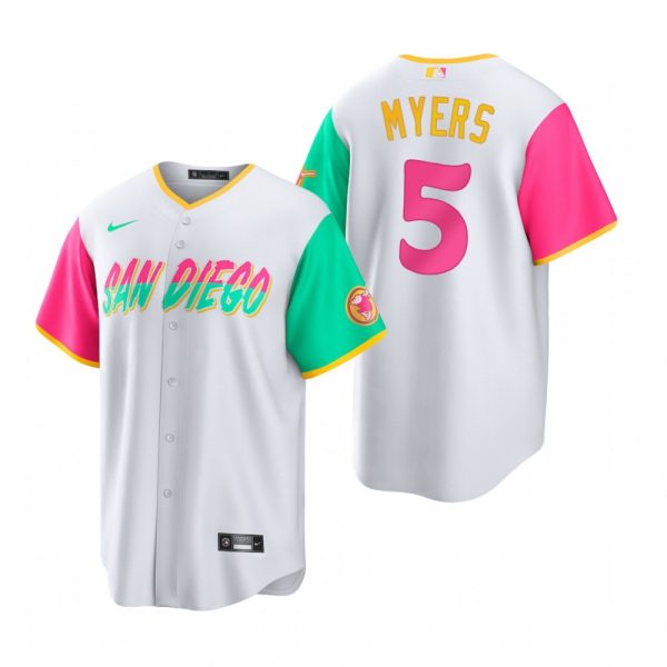 Personalized Men’s Cool Base San Diego Padres Wil Myers White City Connect Stitched Jersey