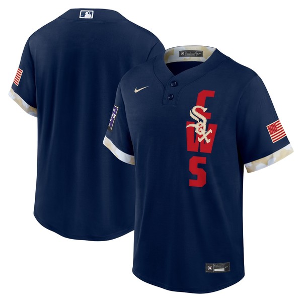 Personalized Men’s – Cool Base Chicago White Sox 2021 MLB All-Star Navy Jersey Worn In-Game – Stitched