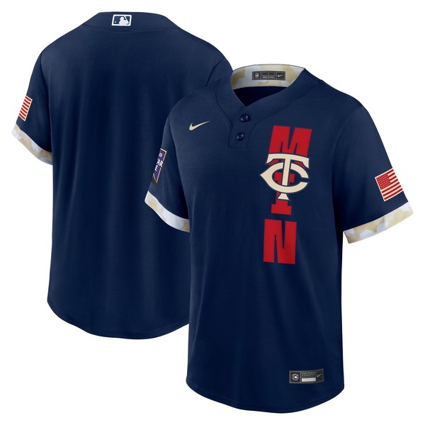 Personalized Men’s – Cool Base Minnesota Twins 2021 MLB All-Star Navy Jersey Worn In-Game – Stitched
