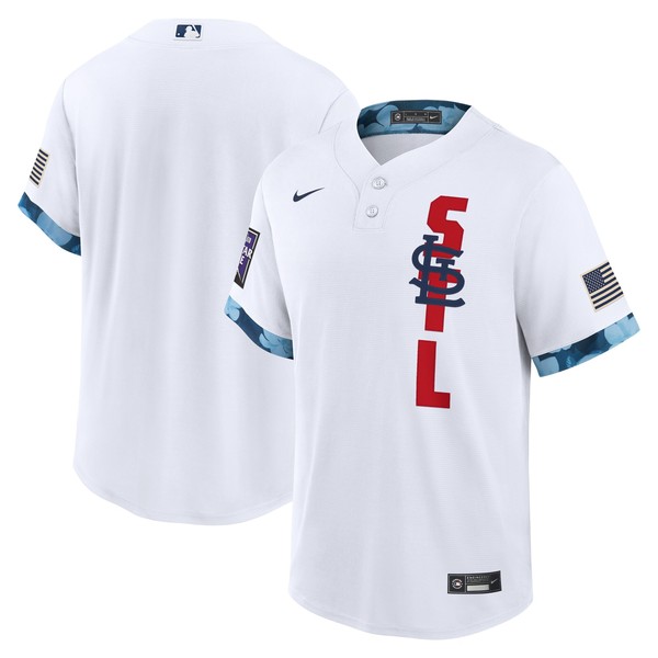 Personalized Men’s – Cool Base St. Louis Cardinals 2021 MLB All-Star White Jersey Worn In-Game – Stitched