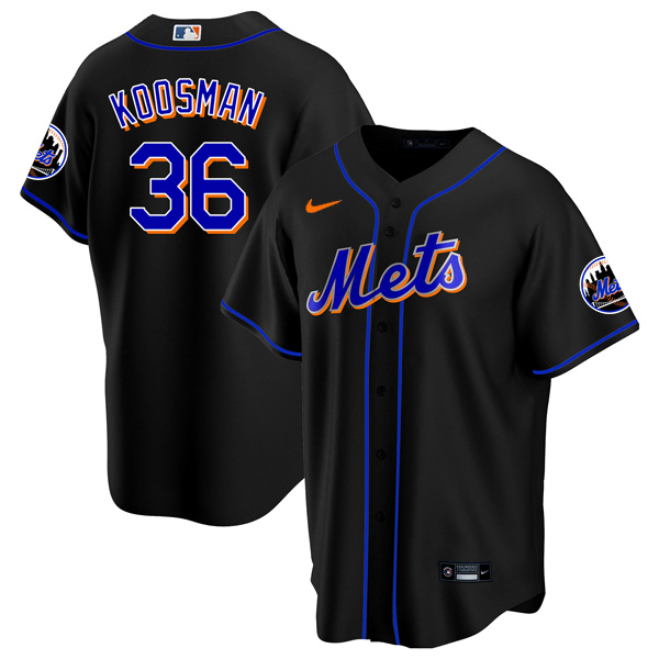 Personalized Men’s – Cool Base New York Mets Jerry Koosman Black Throwback Jersey – Stitched