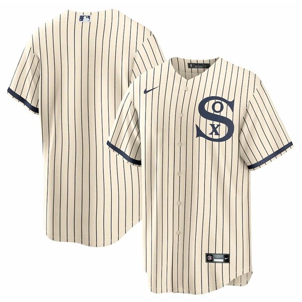 Personalized Men’s – Cool Base Chicago White Sox Blank Field of Dreams Throwback Jersey Stitched