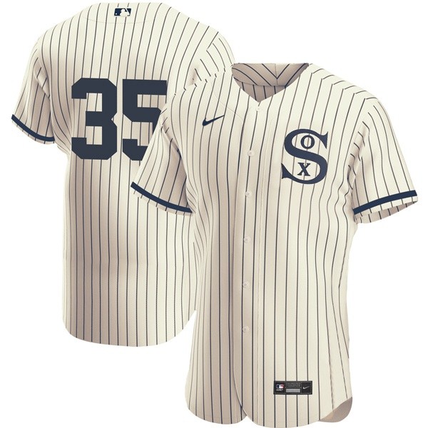 Personalized Men’s – Flex Base Chicago White Sox #35 Frank Thomas Field of Dreams Throwback Jersey Stitched
