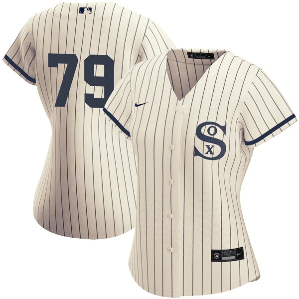 Personalized Women Chicago White Sox #79 Jose Abreu Field of Dreams Throwback Jersey Stitched