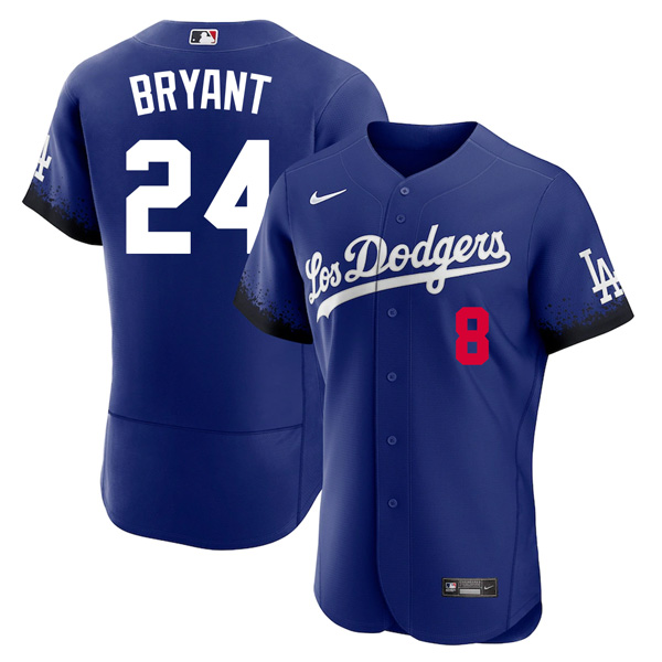 Personalized Men’s – Flex Base Kobe Bryant Los Angeles Dodgers 2021 City Connect Stitched Jersey