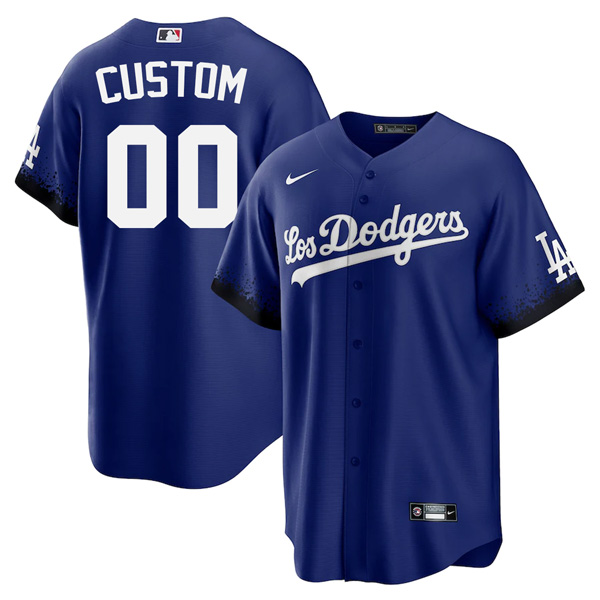Personalized Men’s – Cool Base Los Angeles Dodgers 2021 City Connect Stitched Jersey