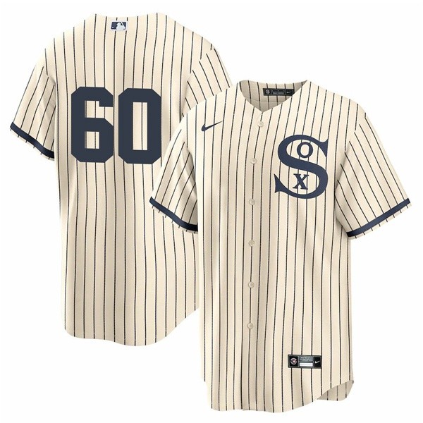 Personalized Youth Chicago White Sox #60 Dallas Keuchel Field of Dreams Throwback Jersey Stitched