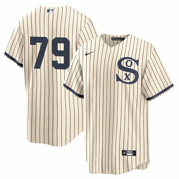 Personalized Youth Chicago White Sox #79 Jose Abreu Field of Dreams Throwback Jersey Stitched