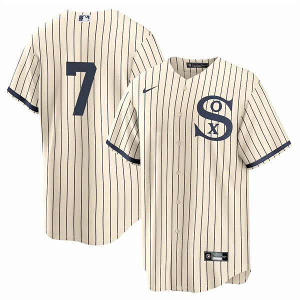 Personalized Youth Chicago White Sox #7 Tim Anderson Field of Dreams Throwback Jersey Stitched
