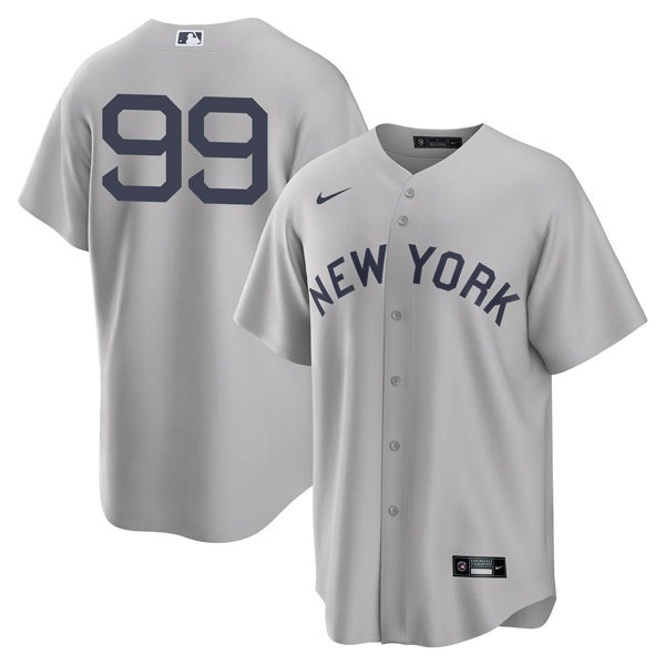 Personalized Youth New York Yankees #99 Aaron Judge Field of Dreams Throwback Jersey Stitched