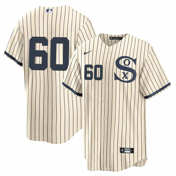 Personalized Men’s Chicago White Sox #60 Dallas Keuchel Field of Dreams Throwback Limited Edition Jersey Stitched