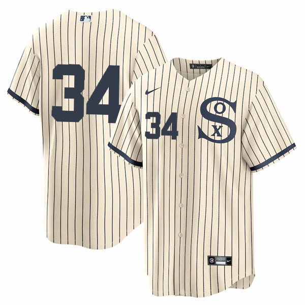 Personalized Men’s Chicago White Sox #34 Michael Kopech Field of Dreams Throwback Limited Edition Jersey Stitched