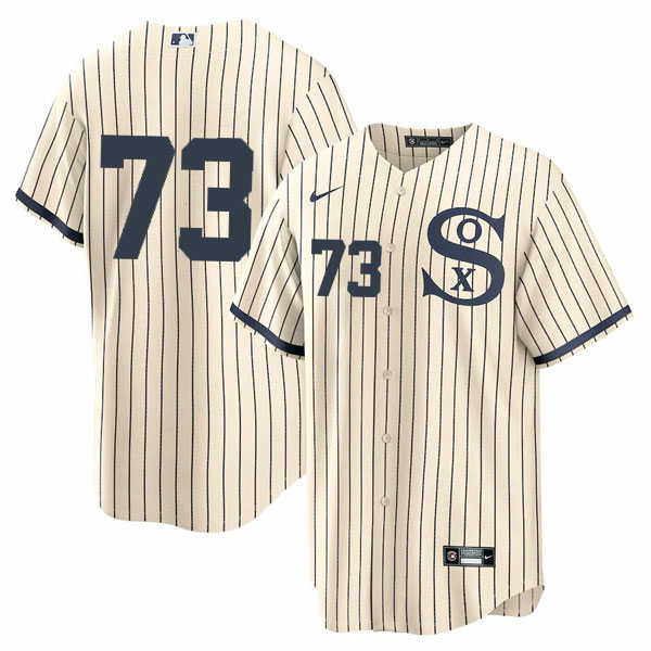 Personalized Men’s Chicago White Sox #73 Yermin Mercedes Field of Dreams Throwback Limited Edition Jersey Stitched