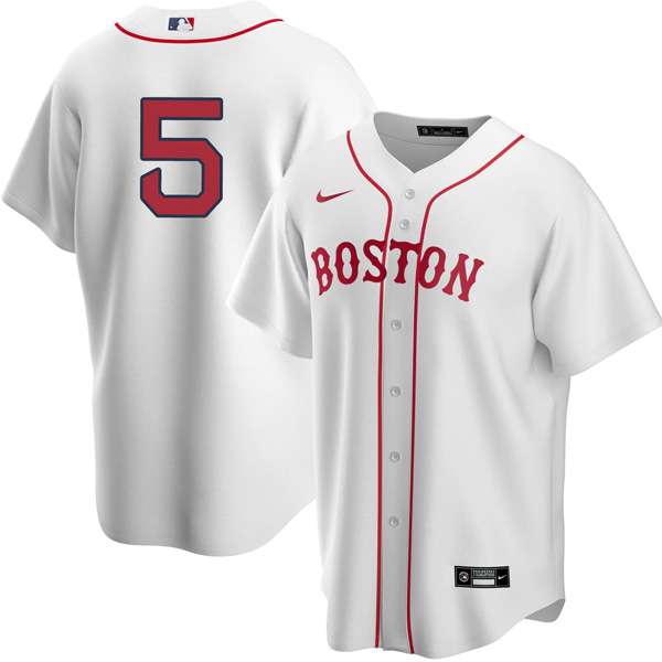 Personalized Men’s Boston Red Sox #5 Enrique Hernandez Jersey Cool Base White