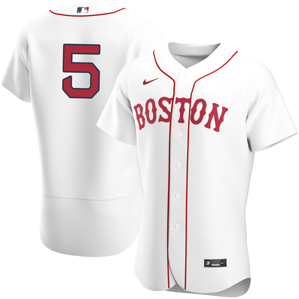 Personalized Men’s Boston Red Sox #5 Enrique Hernandez Jersey Flex Base White