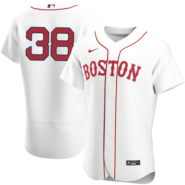 Personalized Men’s Boston Red Sox #38 Josh Taylor Jersey Flex Base White