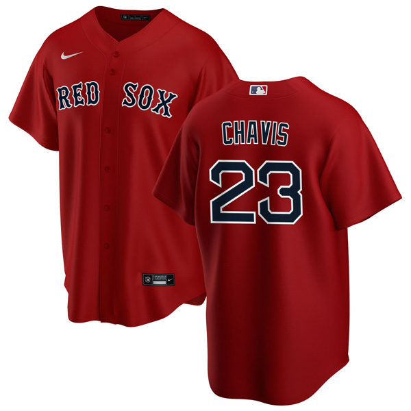 Personalized Men’s Boston Red Sox #23 Michael Chavis Jersey Cool Base Red