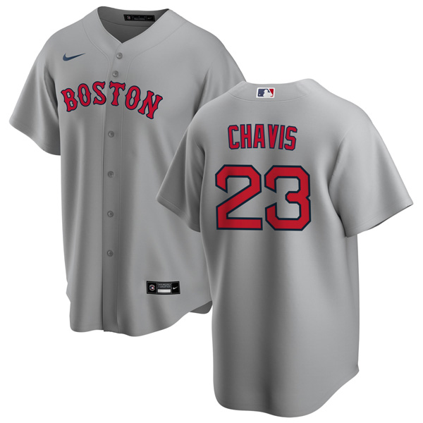 Personalized Men’s Boston Red Sox #23 Michael Chavis Jersey Cool Base Gray