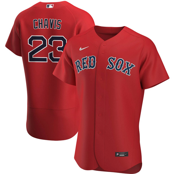 Personalized Men’s Boston Red Sox #23 Michael Chavis Jersey Flex Base Red