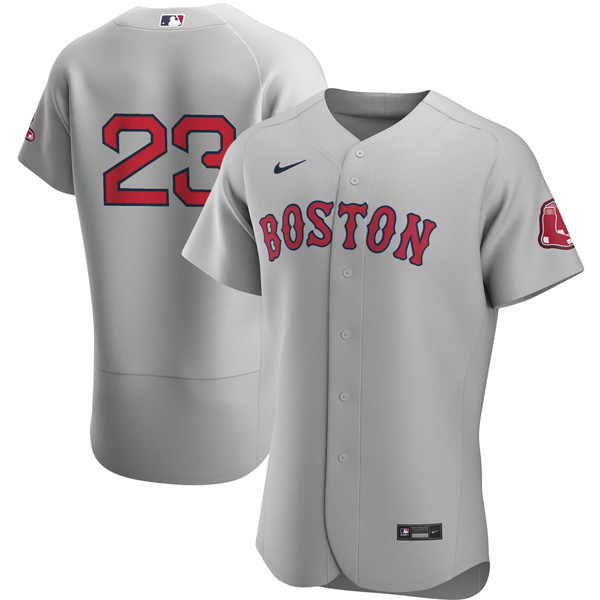 Personalized Men’s Boston Red Sox #23 Michael Chavis Jersey Flex Base Gray