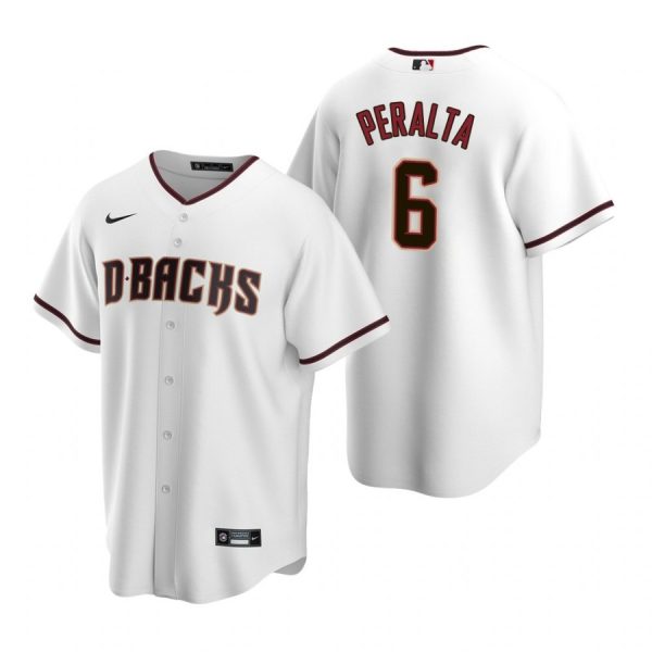 Personalized Men’s David Peralta Arizona Diamondbacks Cool Base Jersey White