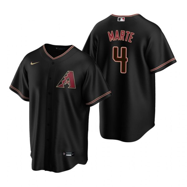 Personalized Men’s Ketel Marte Arizona Diamondbacks Cool Base Jersey Black