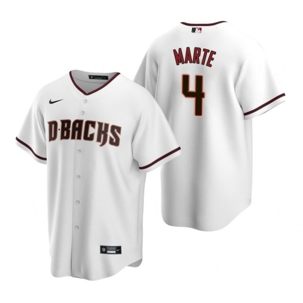 Personalized Men’s Ketel Marte Arizona Diamondbacks Cool Base Jersey White