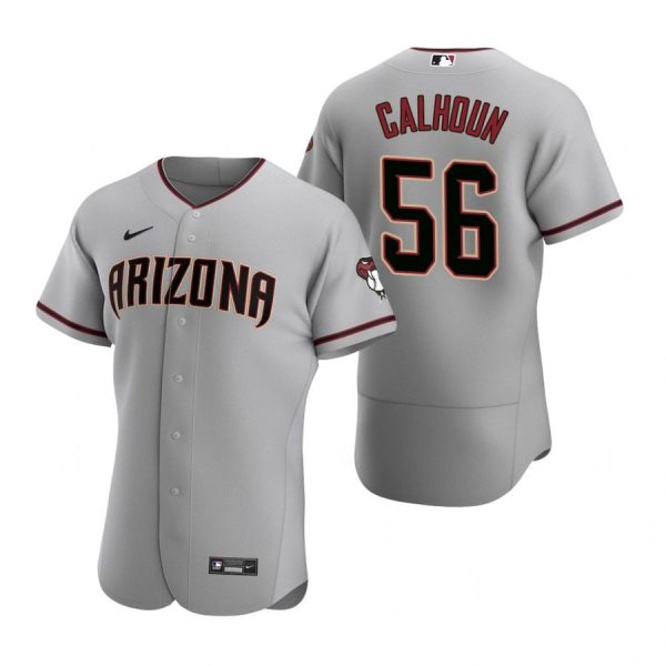 Personalized Men’s Kole Calhoun Arizona Diamondbacks Flex Base Jersey Gray