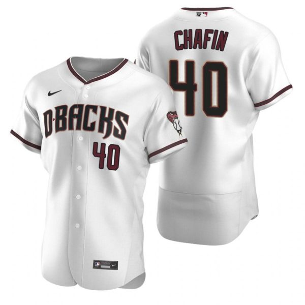 Personalized Men’s Andrew Chafin Arizona Diamondbacks Flex Base Jersey White Crimson