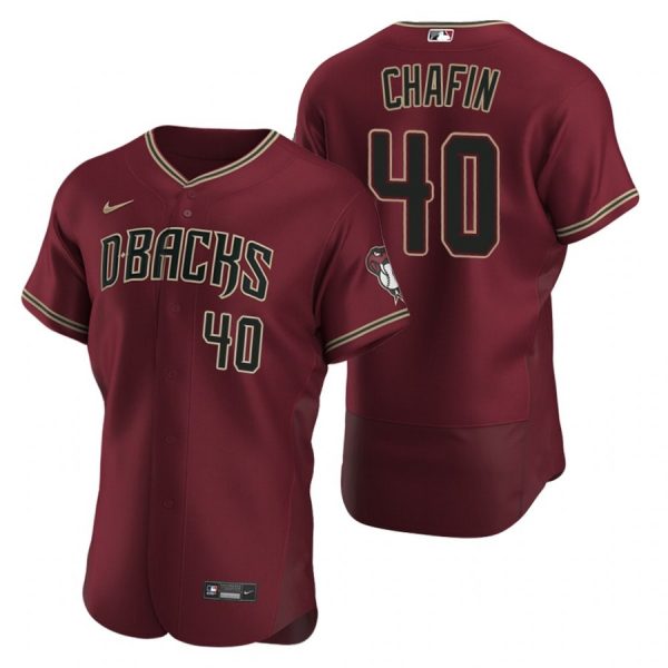 Personalized Men’s Andrew Chafin Arizona Diamondbacks Flex Base Jersey Crimson