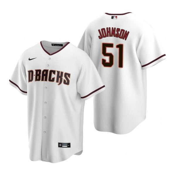 Personalized Men’s Randy Johnson Arizona Diamondbacks Cool Base Jersey White