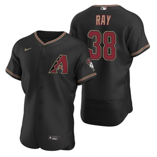 Personalized Men’s Robbie Ray Arizona Diamondbacks Flex Base Jersey Black