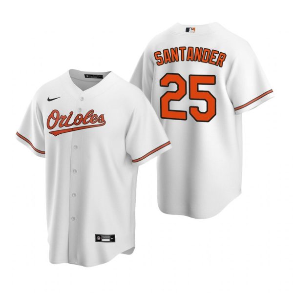 Personalized Men’s Anthony Santander Baltimore Orioles Cool Base Jersey White