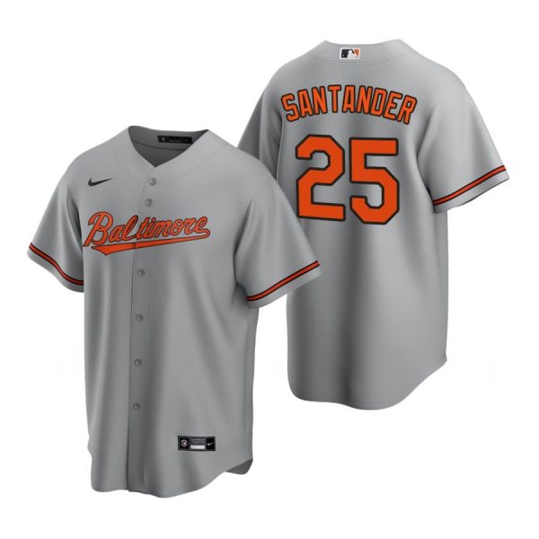 Personalized Men’s Anthony Santander Baltimore Orioles Cool Base Jersey Gray