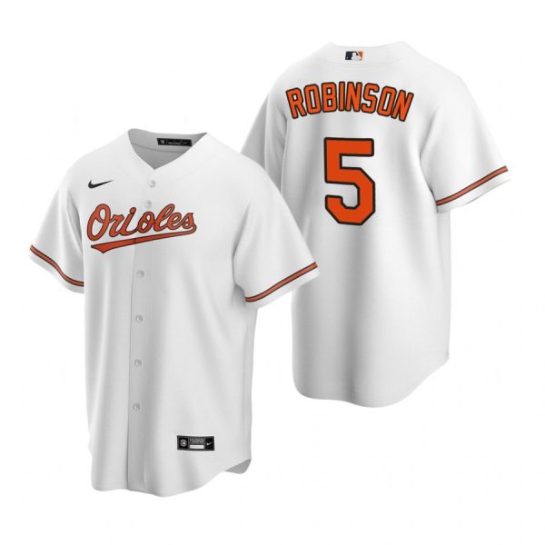 Personalized Men’s Brooks Robinson Baltimore Orioles Cool Base Jersey White
