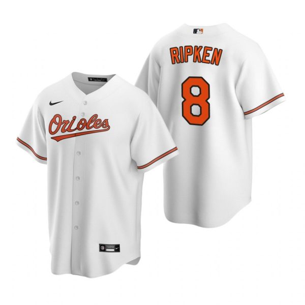 Personalized Men’s Cal Ripken Jr. Baltimore Orioles Cool Base Jersey White