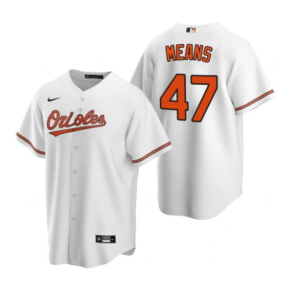 Personalized Men’s John Means Baltimore Orioles Cool Base Jersey White
