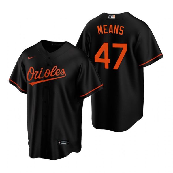 Personalized Men’s John Means Baltimore Orioles Cool Base Jersey Black