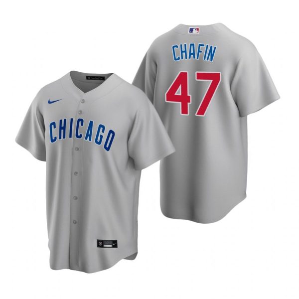 Personalized Men’s Andrew Chafin Chicago Cubs Cool Base Jersey Gray