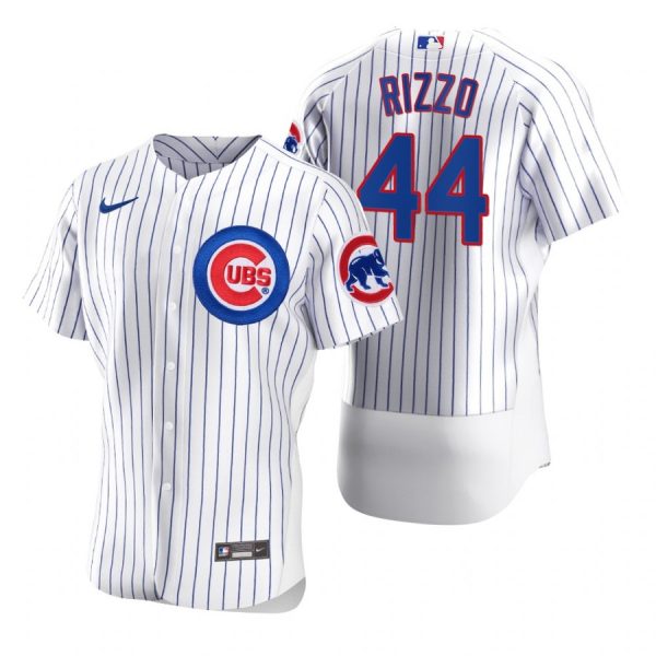 Personalized Men’s Anthony Rizzo Chicago Cubs Flex Base Jersey White