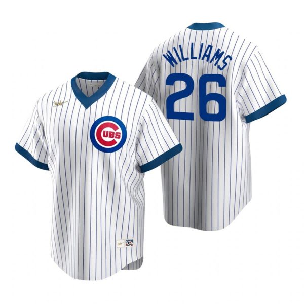 Personalized Men’s Billy Williams Chicago Cubs Cool Base Jersey White Cooperstown