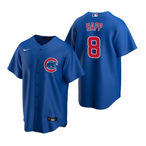 Personalized Men’s Ian Happ Chicago Cubs Cool Base Jersey Royal