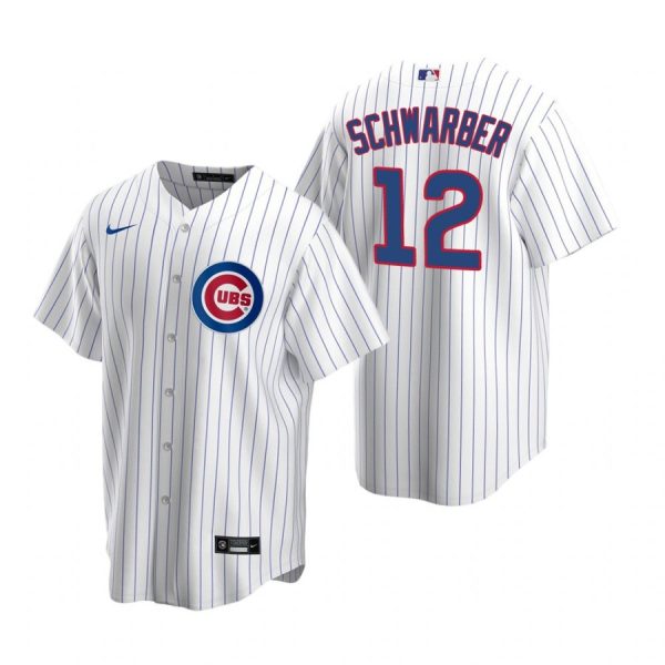 Personalized Men’s Kyle Schwarber Chicago Cubs Cool Base Jersey White