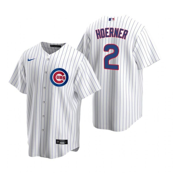 Personalized Men’s Nico Hoerner Chicago Cubs Cool Base Jersey White