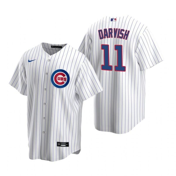 Personalized Men’s Yu Darvish Chicago Cubs Cool Base Jersey White
