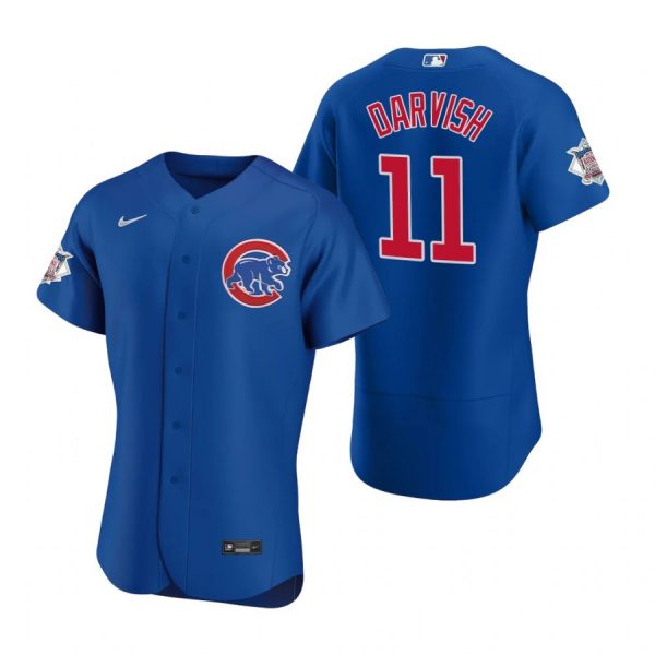 Personalized Men’s Yu Darvish Chicago Cubs Flex Base Jersey Royal