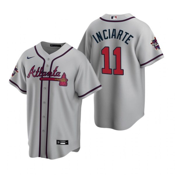 Personalized Men’s Ender Inciarte Atlanta Braves Cool Base All Star Jersey Gray